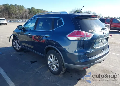 2016 Nissan Rogue Sv z USA, uszkodzony, nr VIN KNMAT2MV6GP713709